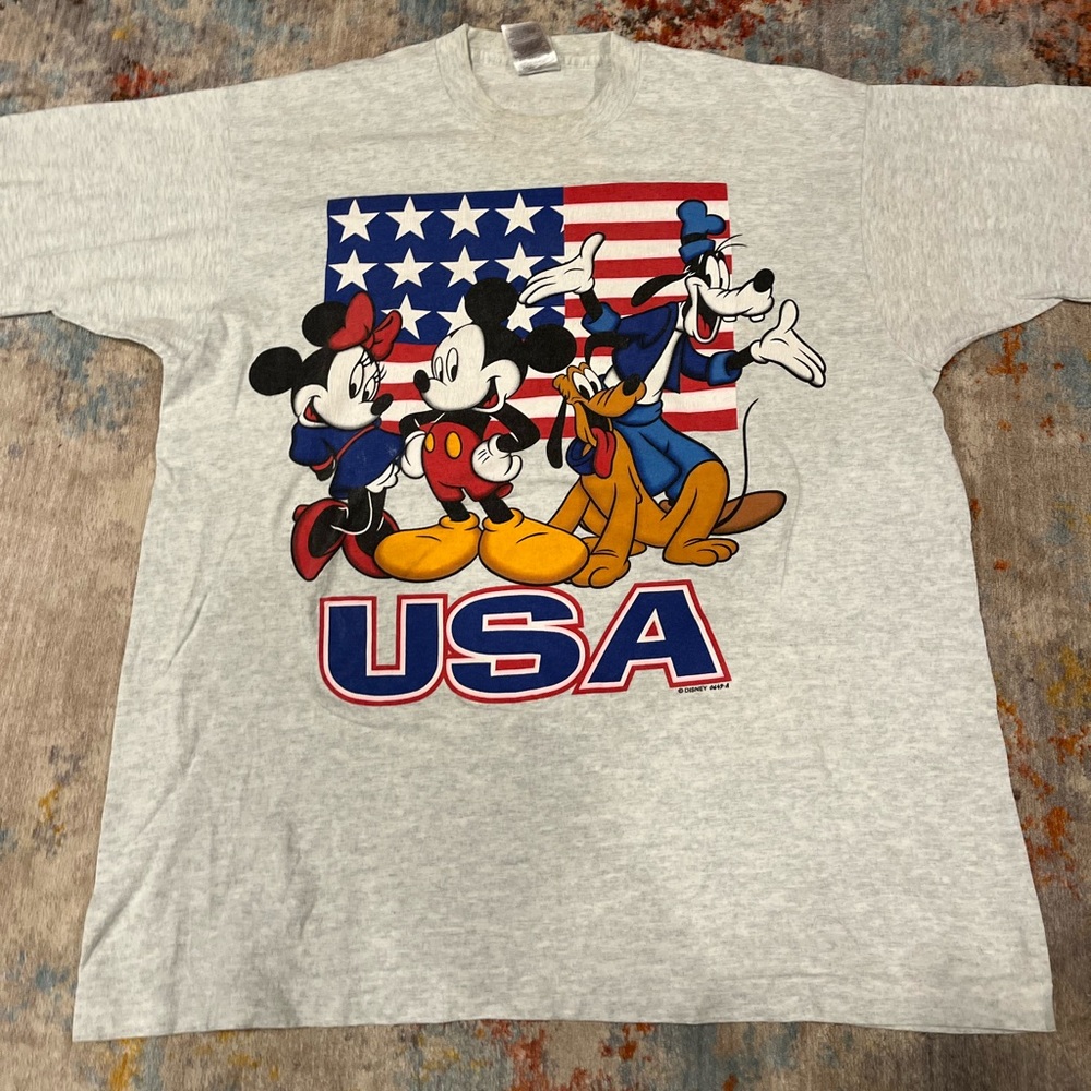 90’s USA mickey unlimited crew shirt
